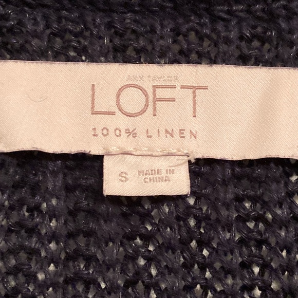 Loft Navy Blue Knit Sweater - Picture 3 of 3
